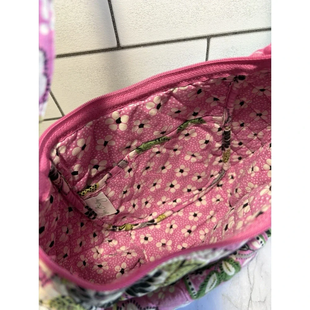 Vera Bradley Lindsay Crossbody Shoulder Bag Priscilla Pink Floral Retired Quilt